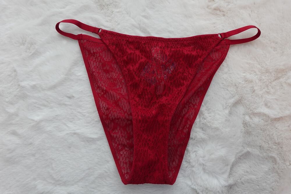 Free People Lace Underwear in Berry Electric - New with Tag, Size S